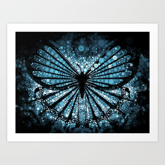 My Blue Butterfly Art Print