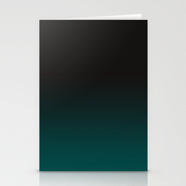 Color Change Gradation Forest Green Stationery Cards By Inklola