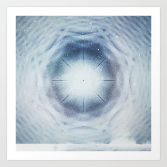 Crystalline Compass Art Print