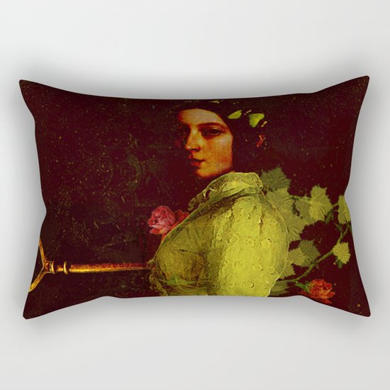 When you opened my heart Rectangular Pillow