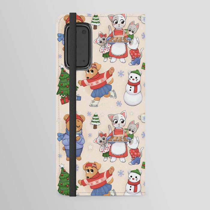 Christmas Animals Android Wallet Case
