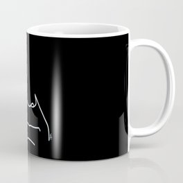 Bill- Black and White Coffee Mug