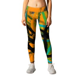 Abstract expressionist Art. Abstract Painting 70. Leggings