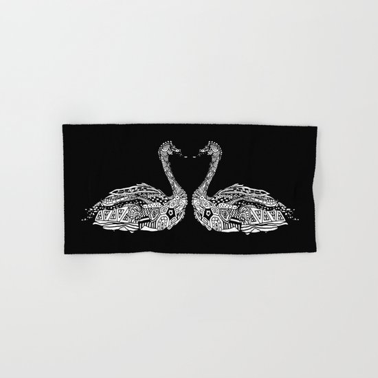 Dragon Swan Hand & Bath Towel