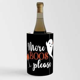 More Boos Please Cool Halloween Ghost Wine Chiller