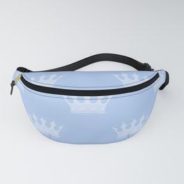 Louis Blue Crowns- Prince of Cambridge Fanny Pack