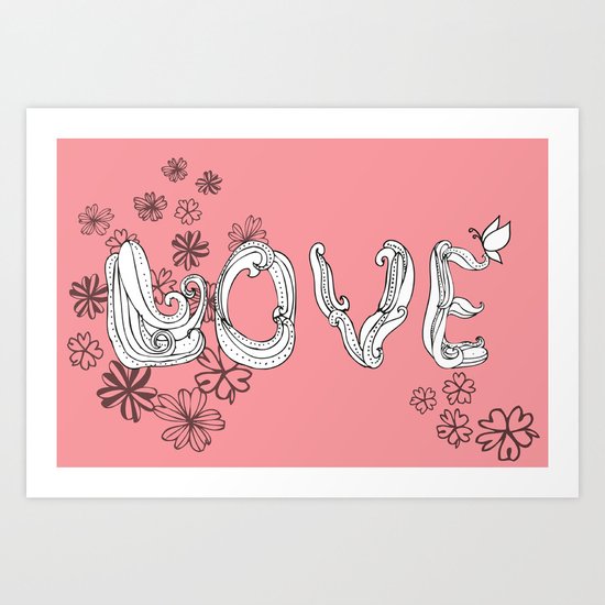 love. Art Print