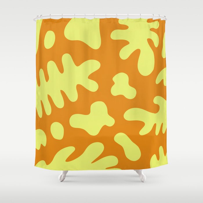 Abstract minimal shape pattern 11 Shower Curtain