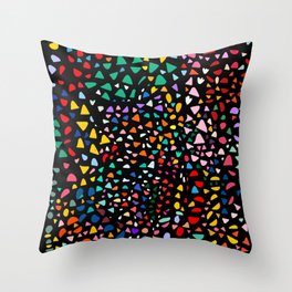 Abstract Confetti Terrazzo Colorful Pattern Art Decoration Throw Pillow