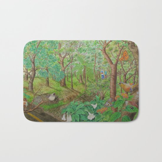 A Day of Forest (1). (walk into the forest) Bath Mat