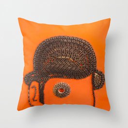 002: Clockwork Orange - 100 Hoopties Throw Pillow