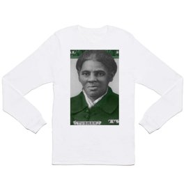 Proposed African American Icon Harriet Tubman Single U.S. Mint 20 Dollar bill Long Sleeve T Shirt
