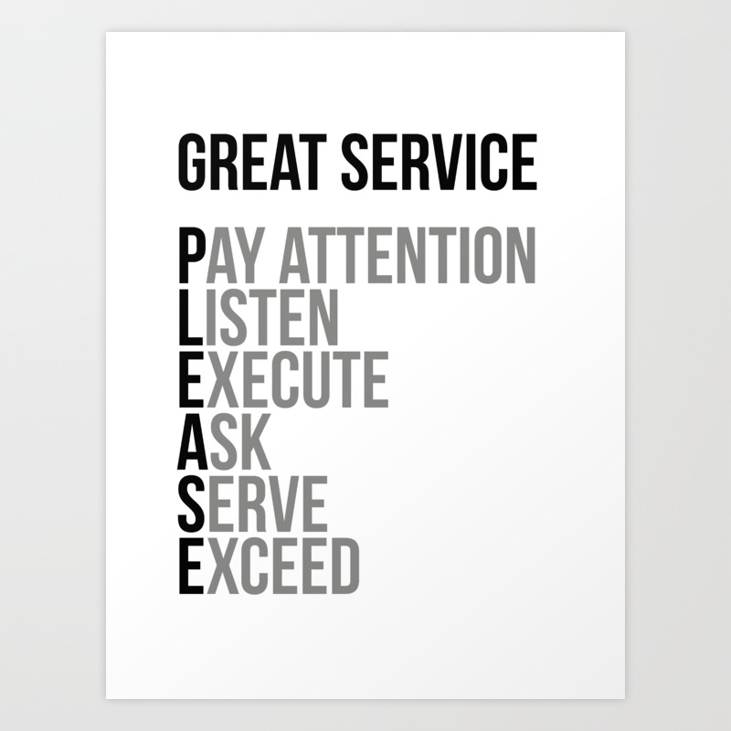 Great Service Please Office Decor Office Wall Art Office Art