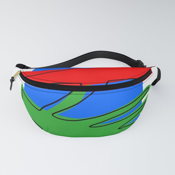 Abstract Rose Fanny Pack