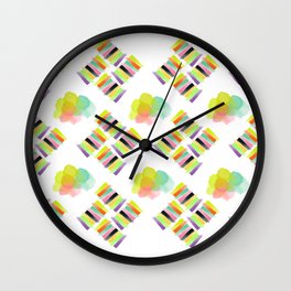 Colorful Socks Wall Clock