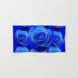 AWESOME BLUE ROSE GARDEN  PATTERN ART DESIGN Hand & Bath Towel | Roseflowers, Bluegardens, Roses, Botanicalart, Blueflowers, Acrylic, Rosegardens, Gardenart, Blueroses, Drawing 