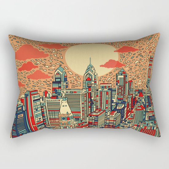 philadelphia Rectangular Pillow