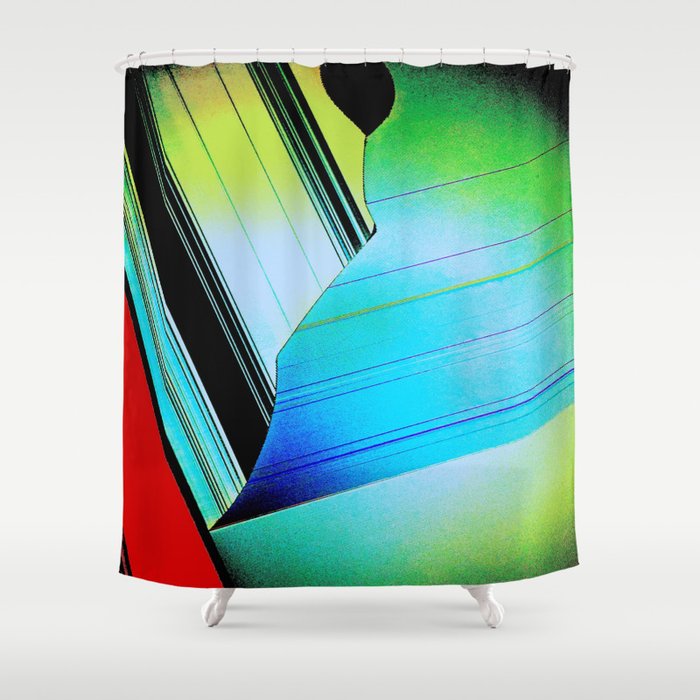 Screen Tear Shower Curtain By Rdklinc Society6