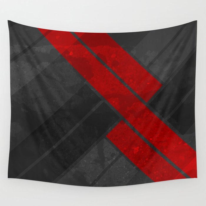 Touch Of Color - Red Wall Tapestry