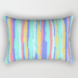 Abstract psychedelic pattern in  Y2K bug style  Rectangular Pillow