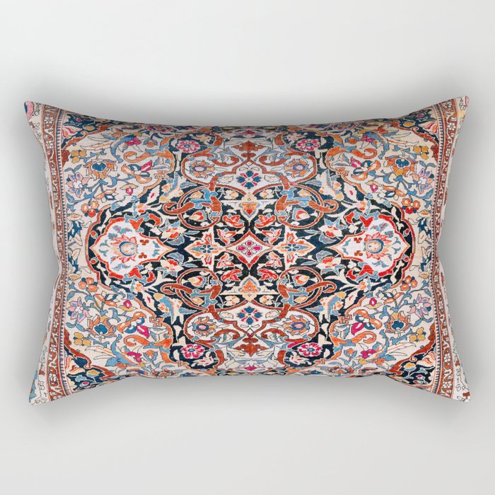 Sarouk Arak West Persian Rug Print Rectangular Pillow