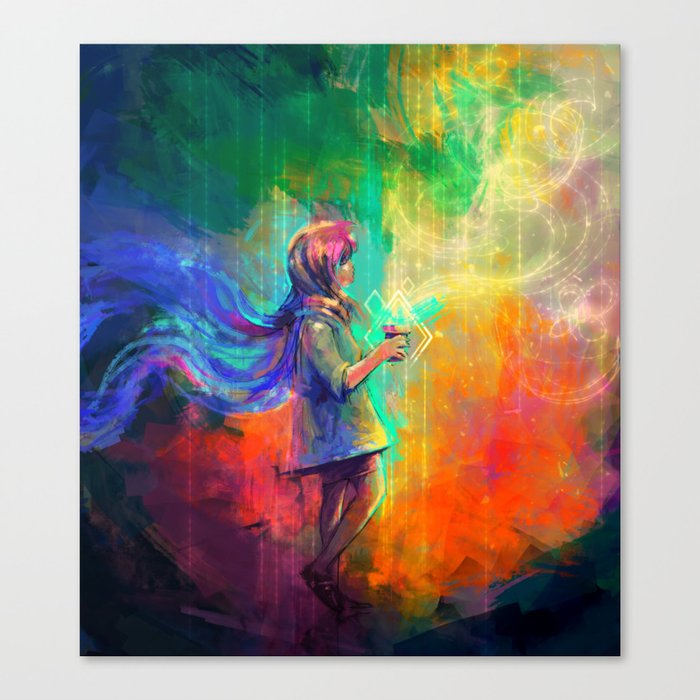 Spell of flying Canvas Print
