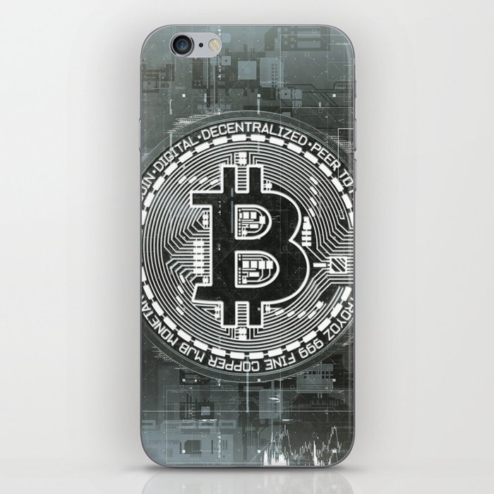Bitcoin Modern Art iPhone Skin