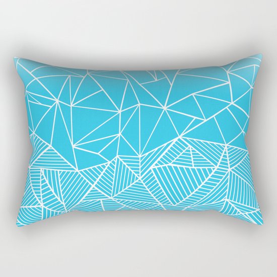Ab Half And Half Electric Rectangular Pillow