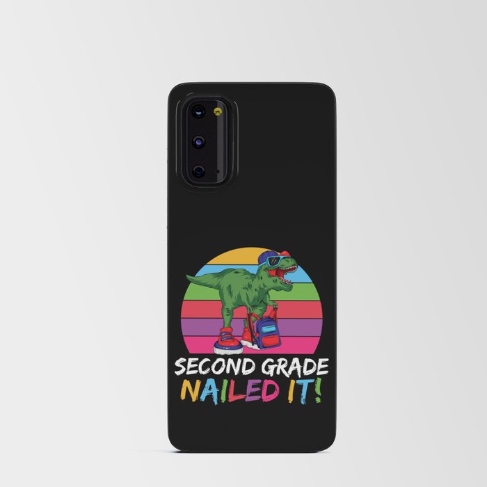 Second Grade Nailed It Dinosaur Android Card Case