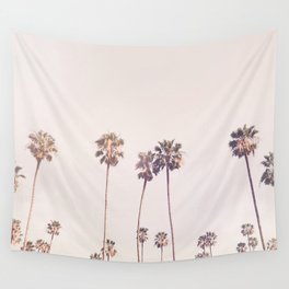 Sunny Cali Palm Trees Wall Tapestry