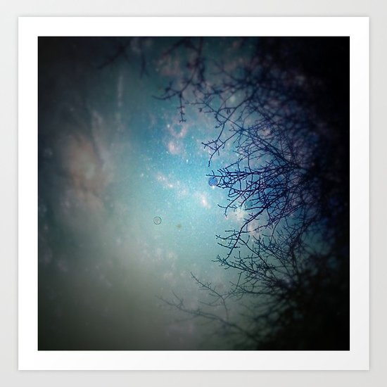 stay positive Art Print