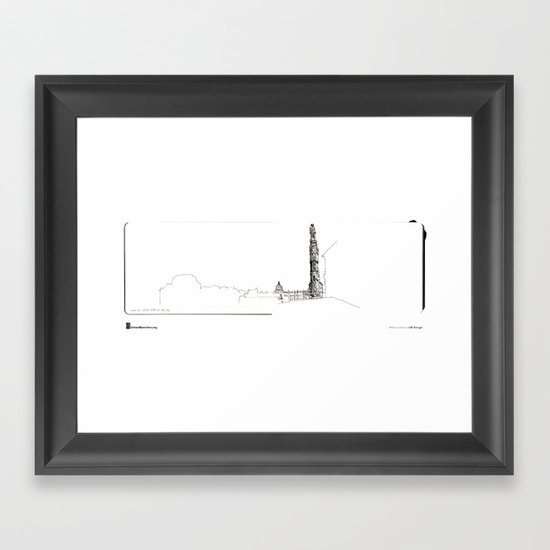 Mário Linhares, "Porto Tower" Framed Art Print