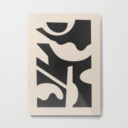 Abstract Minimal Shapes 139 Metal Print