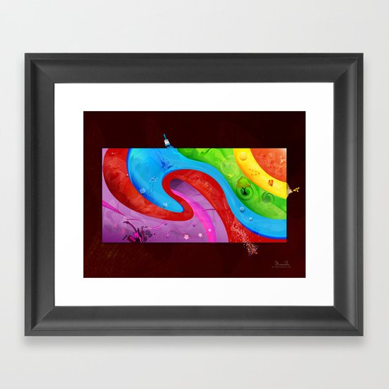 Art is Everywhere Framed Art Print