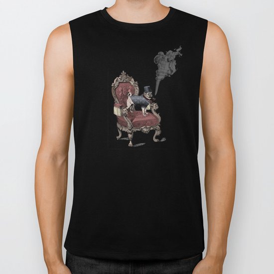 The Imperial Pug Biker Tank