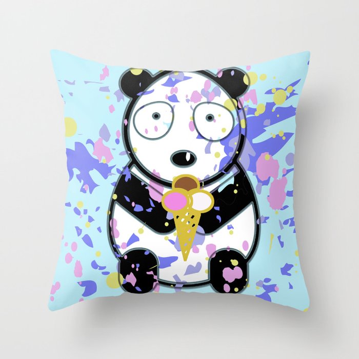 cute panda pillow