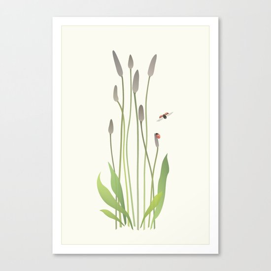 Ladybird Date Canvas Print