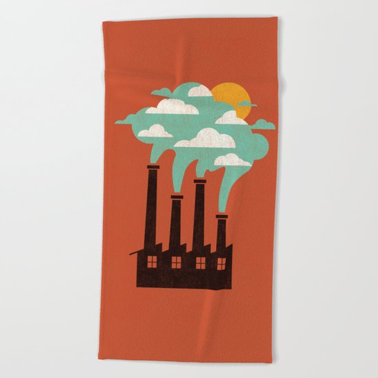 The Cloud Factory Beach Towel