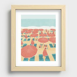 summer in cinque terre Recessed Framed Print