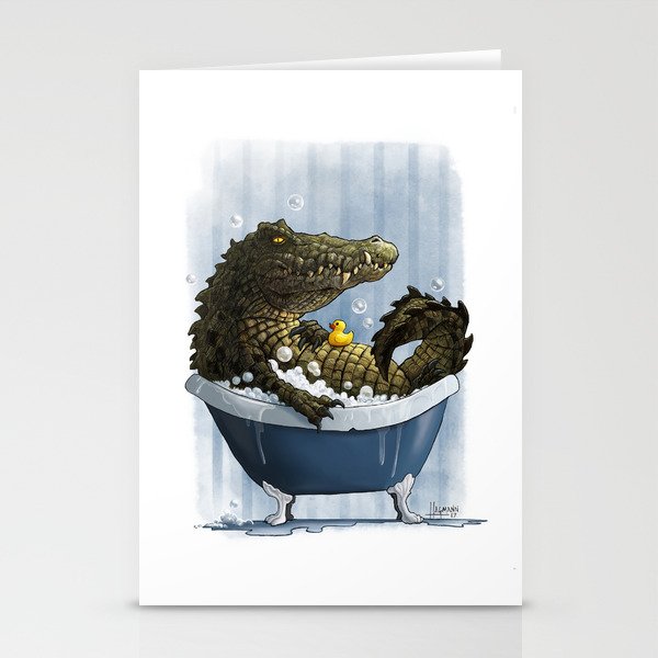 Bubble Bath Stationery Cards