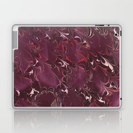 Space Bats Purple Red Marbling Laptop & iPad Skin