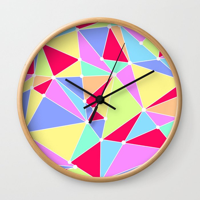 Geometric Shapes Wall Clock