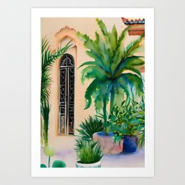 Palm lover Art Print