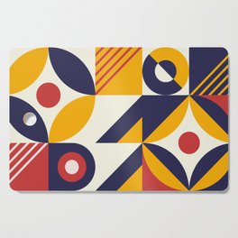 60s Minimalist Memphis Bauhaus Geometric Cutting Board
