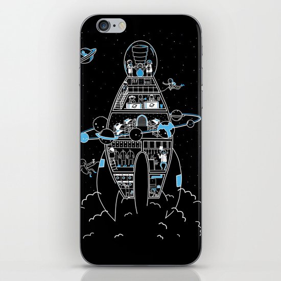 Interstellar Travels iPhone & iPod Skin
