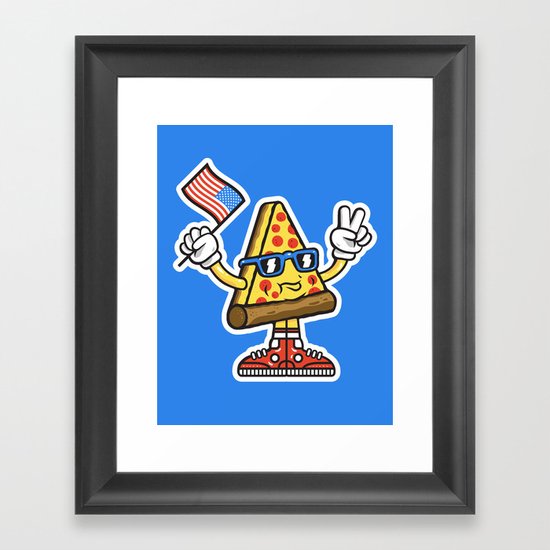 Pizza Party Framed Art Print