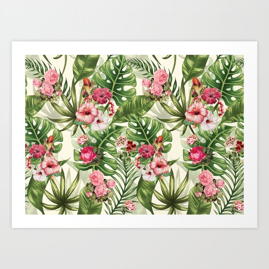 Tropicana Pattern Art Print