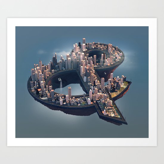 The City Art Print