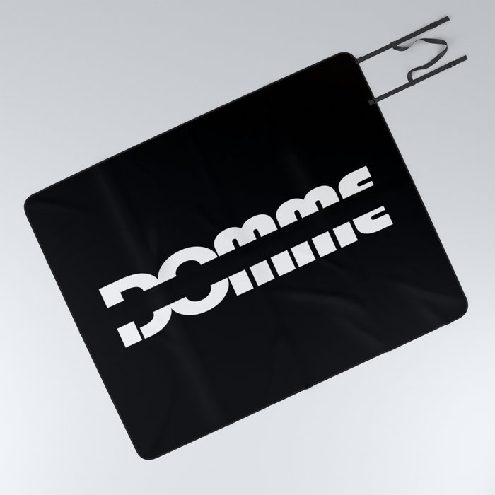Text Domme Picnic Blanket