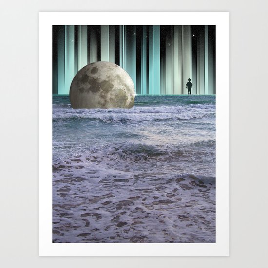 Dreaming At High Tide Art Print